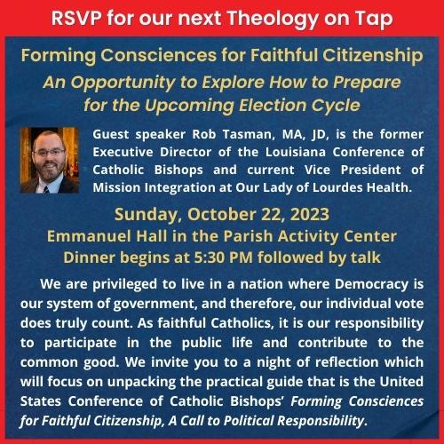 Theology on Tap 10-22-23